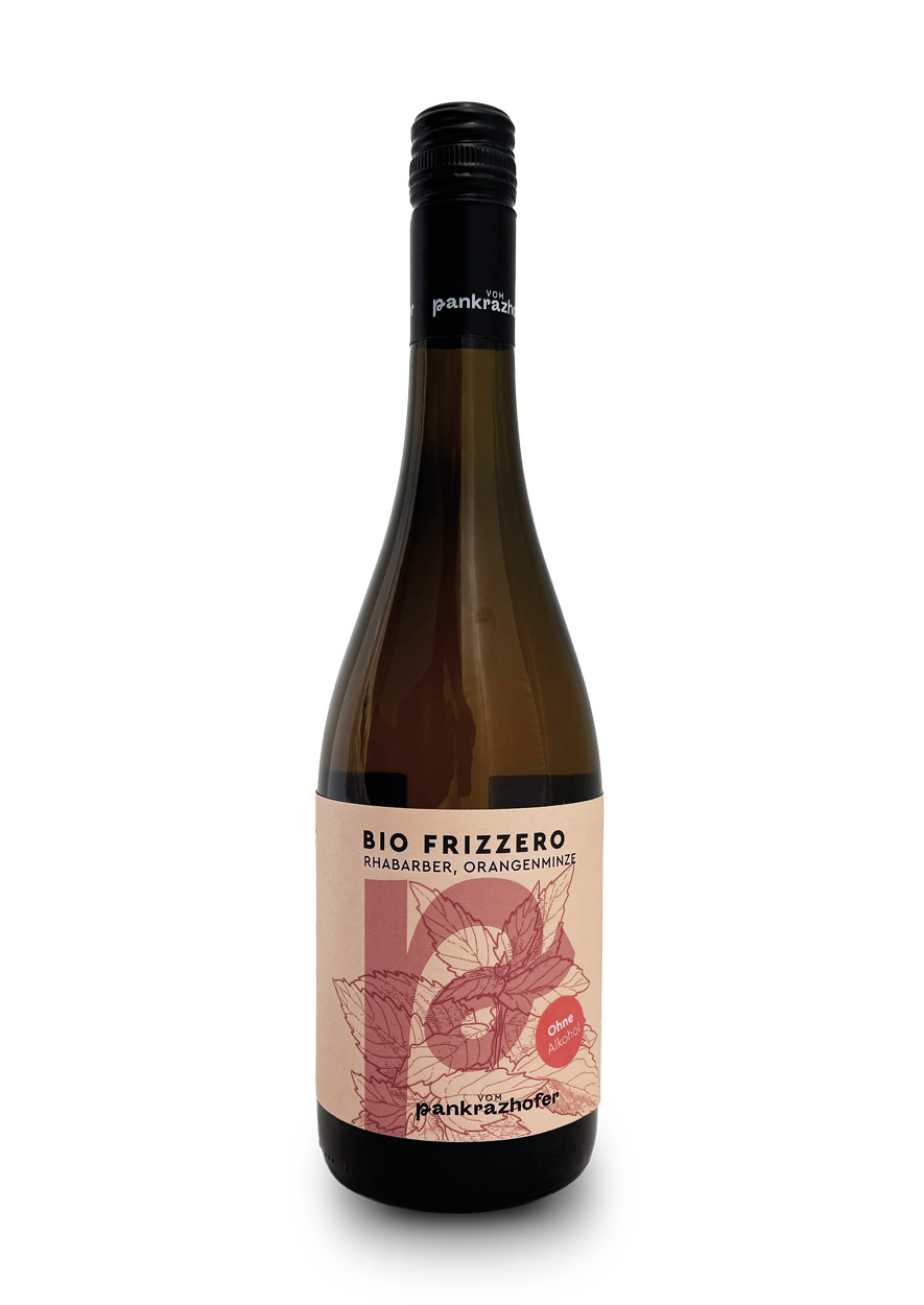 Bio Frizzero 0,75l Rhabarber, Orangenminze (Alkoholfrei)